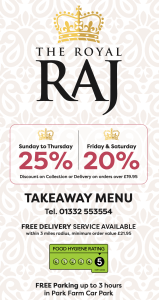 Discount on Take away orders